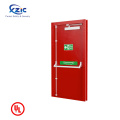 Bangladesh Alliance Accord Double Leaf Fire Rated Fireproof Steel Door With Vision Panel And Panic Push Bar